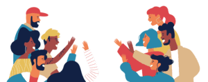 Friends high five