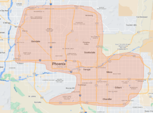 Phoenix Metro home cleaning service area