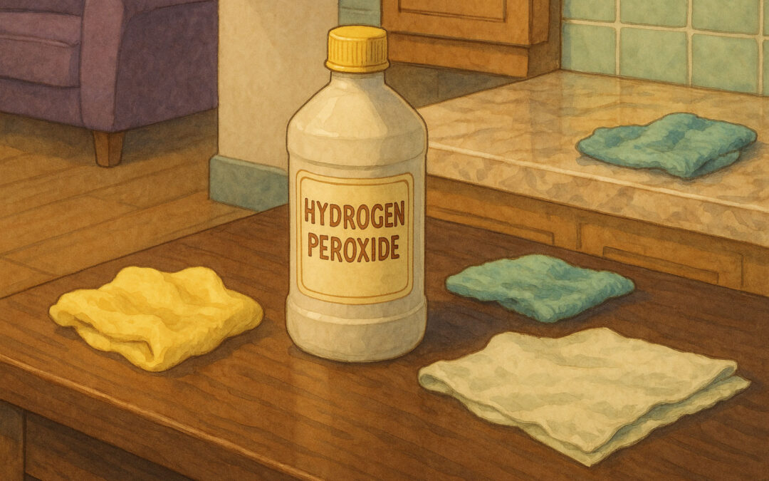 Hydrogen peroxide cleaning product